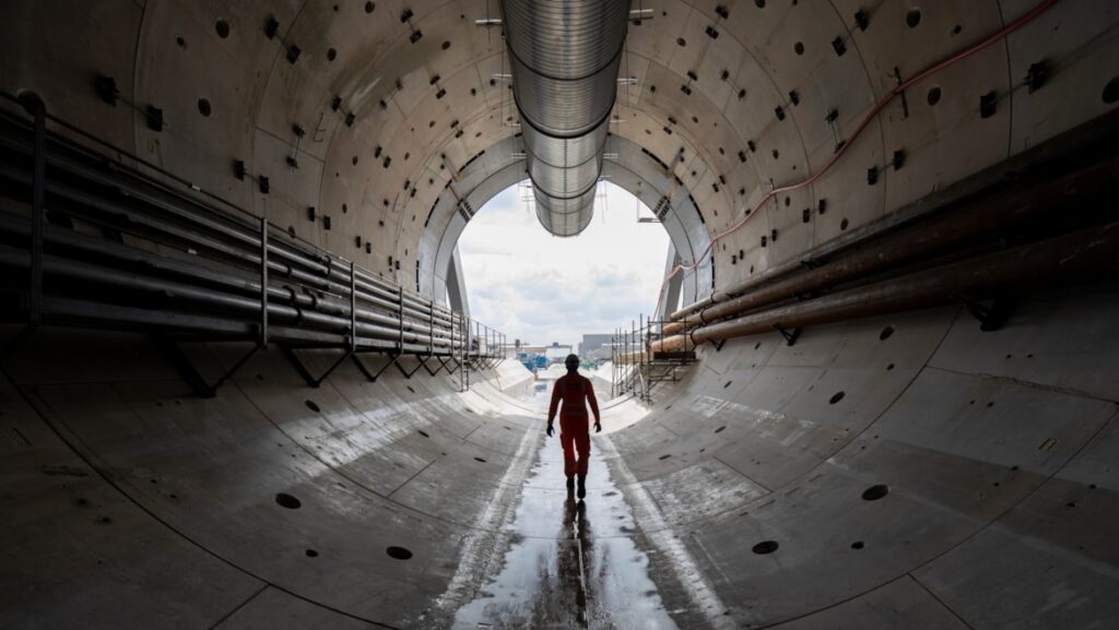 Key milestone for HS2 as half of tunnels completed: Chiltern Tunnel looking south towards London-2