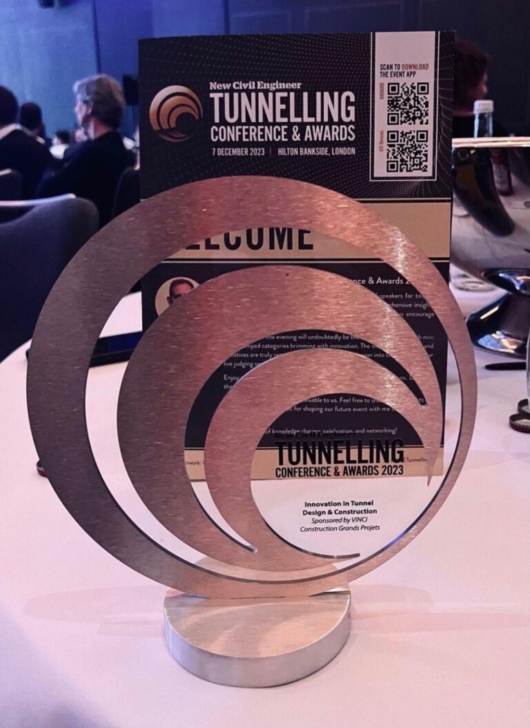 “Innovation in Tunnel Design & Construction” award