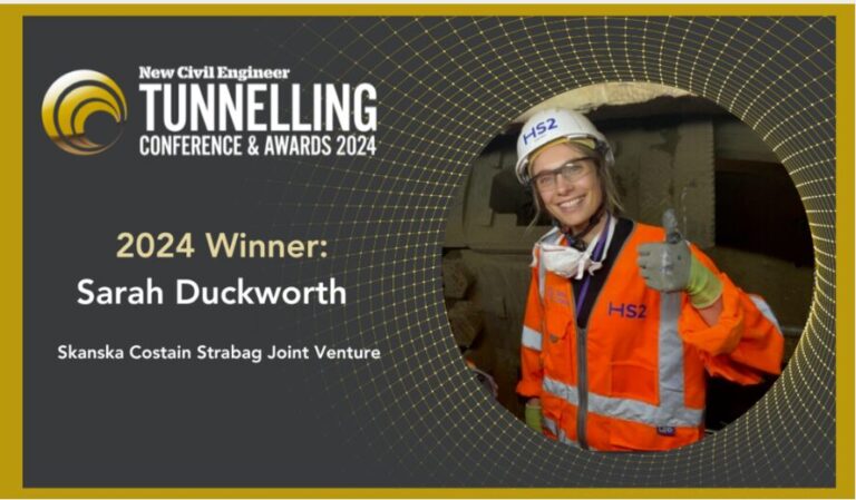 Young Tunneller of the Year – Sarah Duckworth – Skanska Costain Strabag Joint Venture